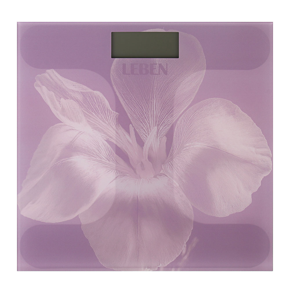 Весы напольные электронные "Ботаника" тм LEBEN, ЖК-дисплей, макс. нагр.до 180кг, 28х28см - #3