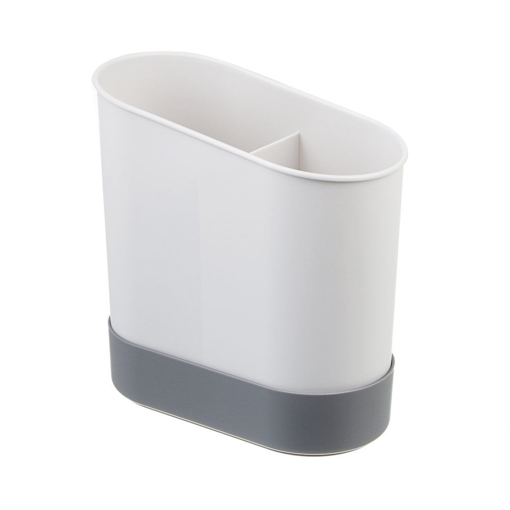 Подставка для столовых приборов тм VETTA, 15,5x8,5x16,2см, полипропилен, цвет белый - #1