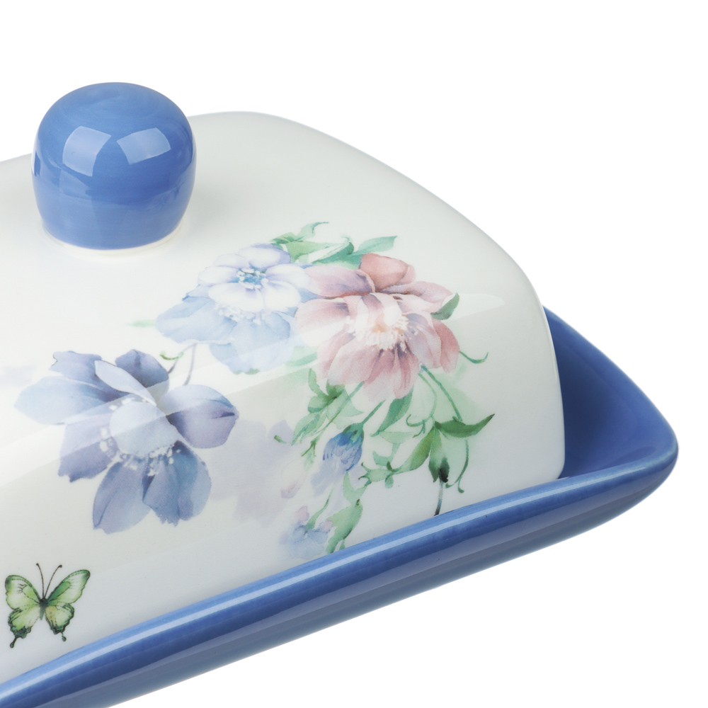 Масленка 17х12,5х8,3см, тм MILLIMI Гарден, керамика - #2