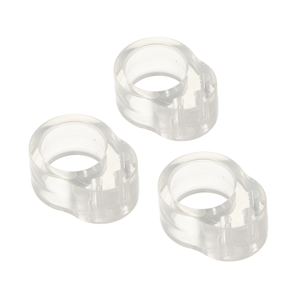 Набор стопперов на ручку двери тм VETTA, HIPS, 3 шт, 3.1х2.1х1.3 см, прозрачный - #2