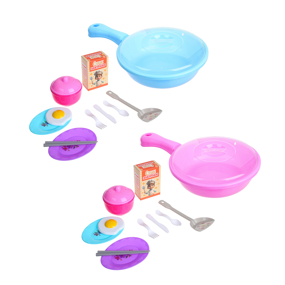 ИГРОЛЕНД Набор игровой, посудка с продуктами, PP, картон, 19х7х31 см - #2