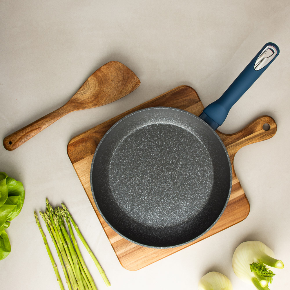 SATOSHI Ривьера Сковорода литая d26см, антипригарное покрытие мрамор, индукция - #12