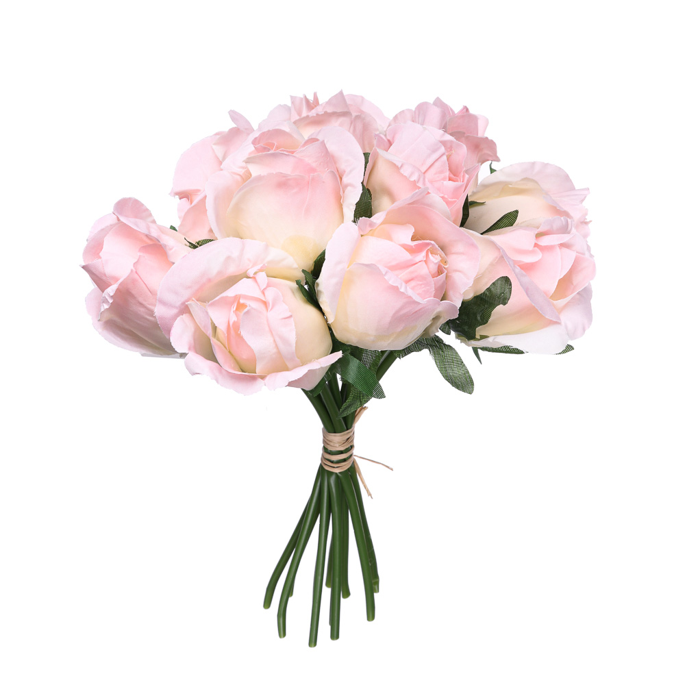 LADECOR Букет роз, 25см, пластик, полиэстер, 11 роз, 6 цветов - #2