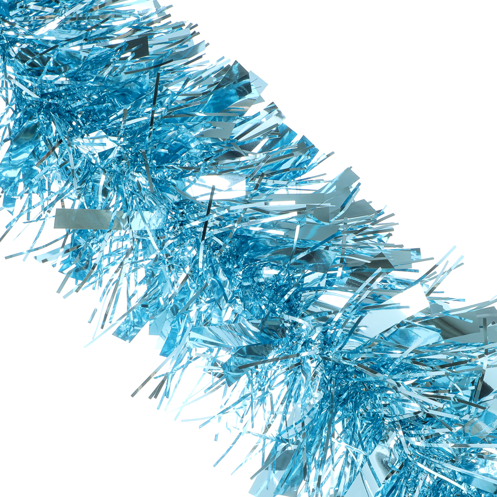 СНОУ БУМ Мишура 10x200см, ПЭТ, голубая, 26-332 - #2