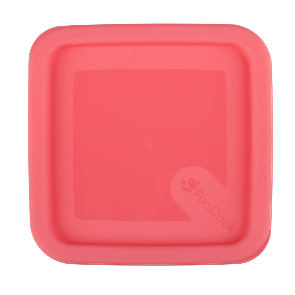 Набор контейнеров пищевых квадратных, 3шт, 0,63л, пластик, 3 цвета - #11