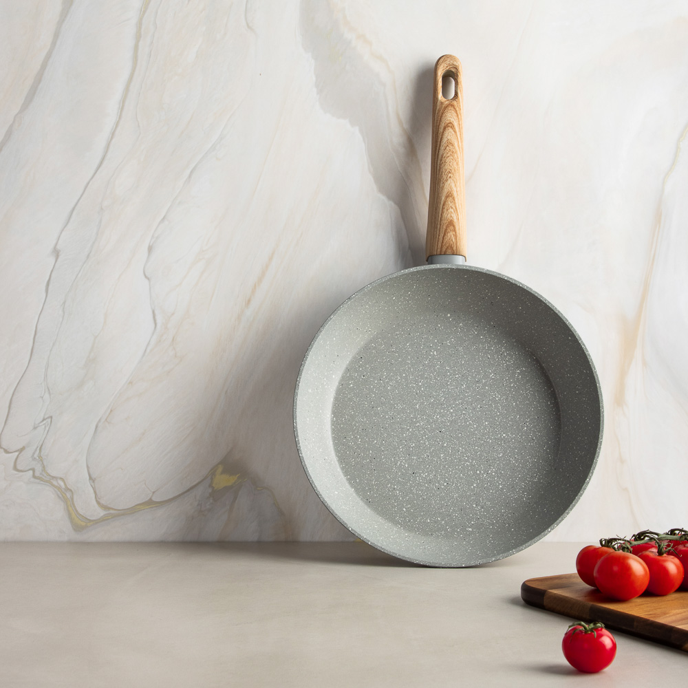 SATOSHI Берг Сковорода литая d26см, антипригарное покрытие Мрамор, индукция - #11