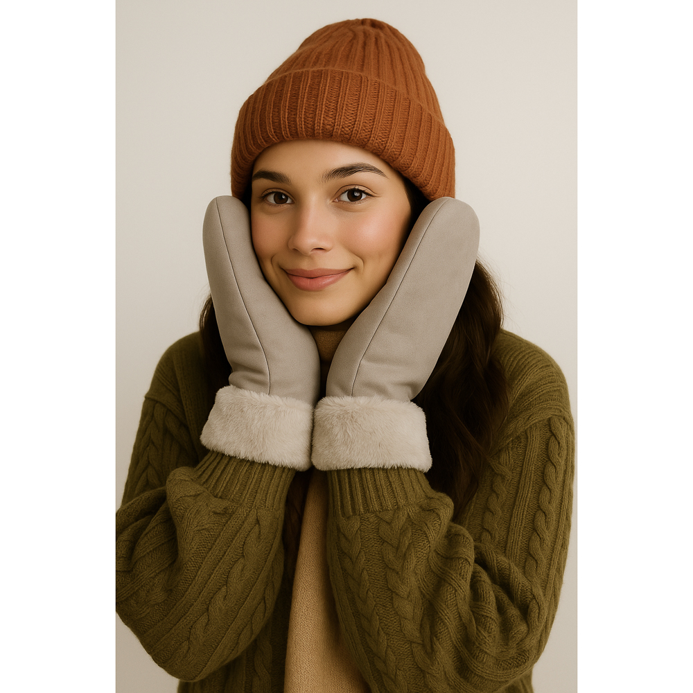 GALANTE Рукавицы женские на подкладке, р.18-20, 100% полиэстер, цвета в ас-те, ОЗ25-17 - #8