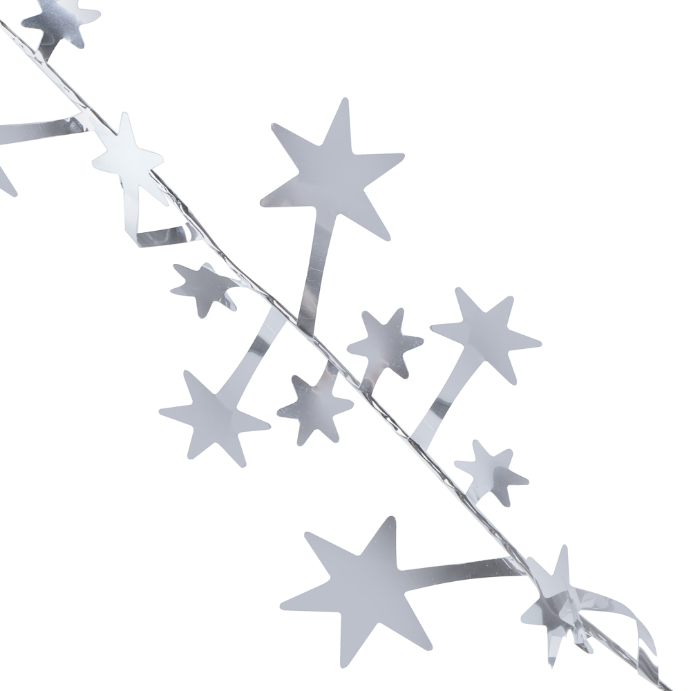 СНОУ БУМ Мишура на леске 270 см, ПЭТ, цвета в ассортименте золото, серебро, белый, 26-337 - #12