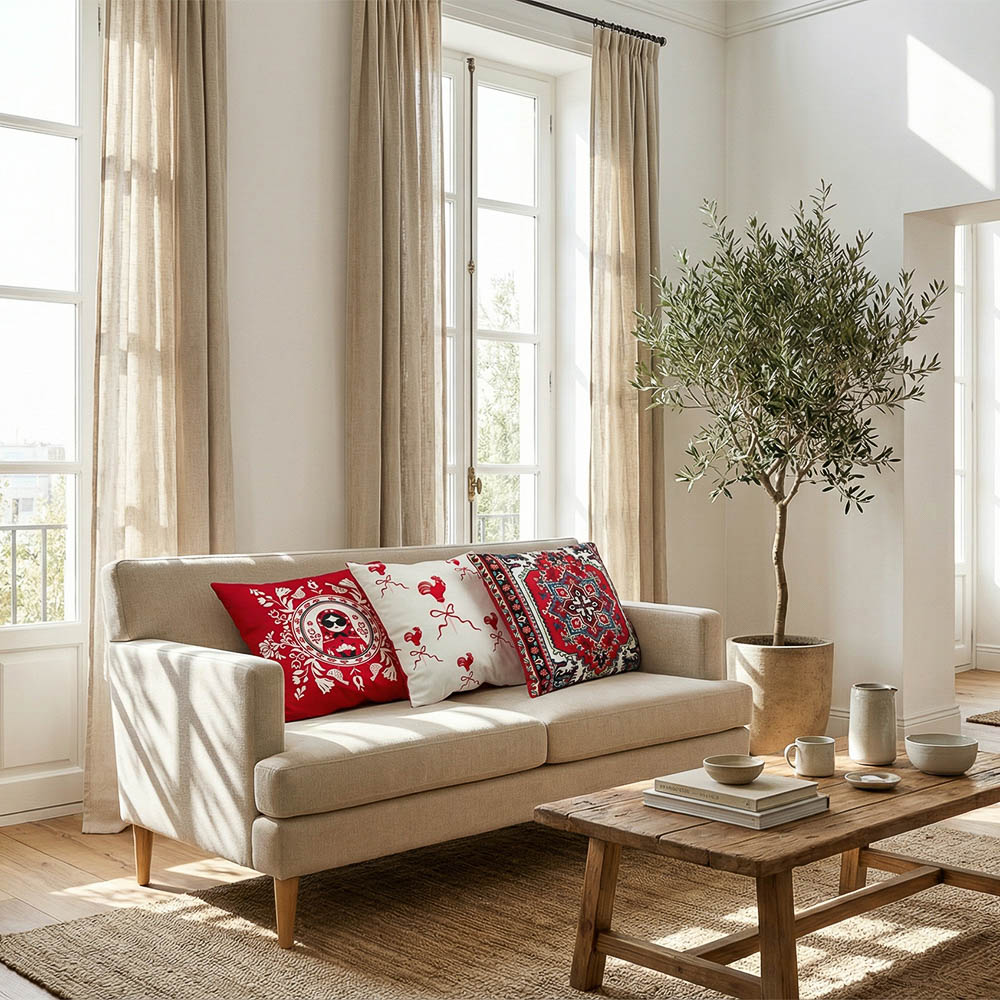 Подушка декоративная тм PROVANCE Ностальгия, 40х40см, 100% полиэстер, 3 дизайна - #17