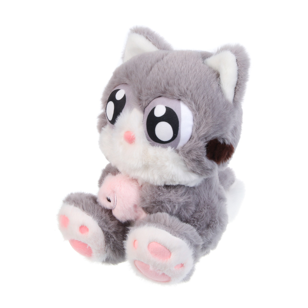 ИГРОЛЕНД Игрушка мягкая "Котя с рыбкой", 23 см, полиэстер - #3