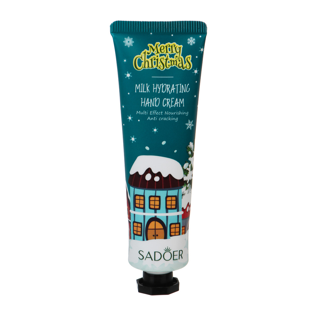 Набор 8 шт (кремы для рук 4 шт х 30гр, бальзамы для губ 4 шт х 7гр) тм SADOER Merry Xmas, подар.уп. - #2