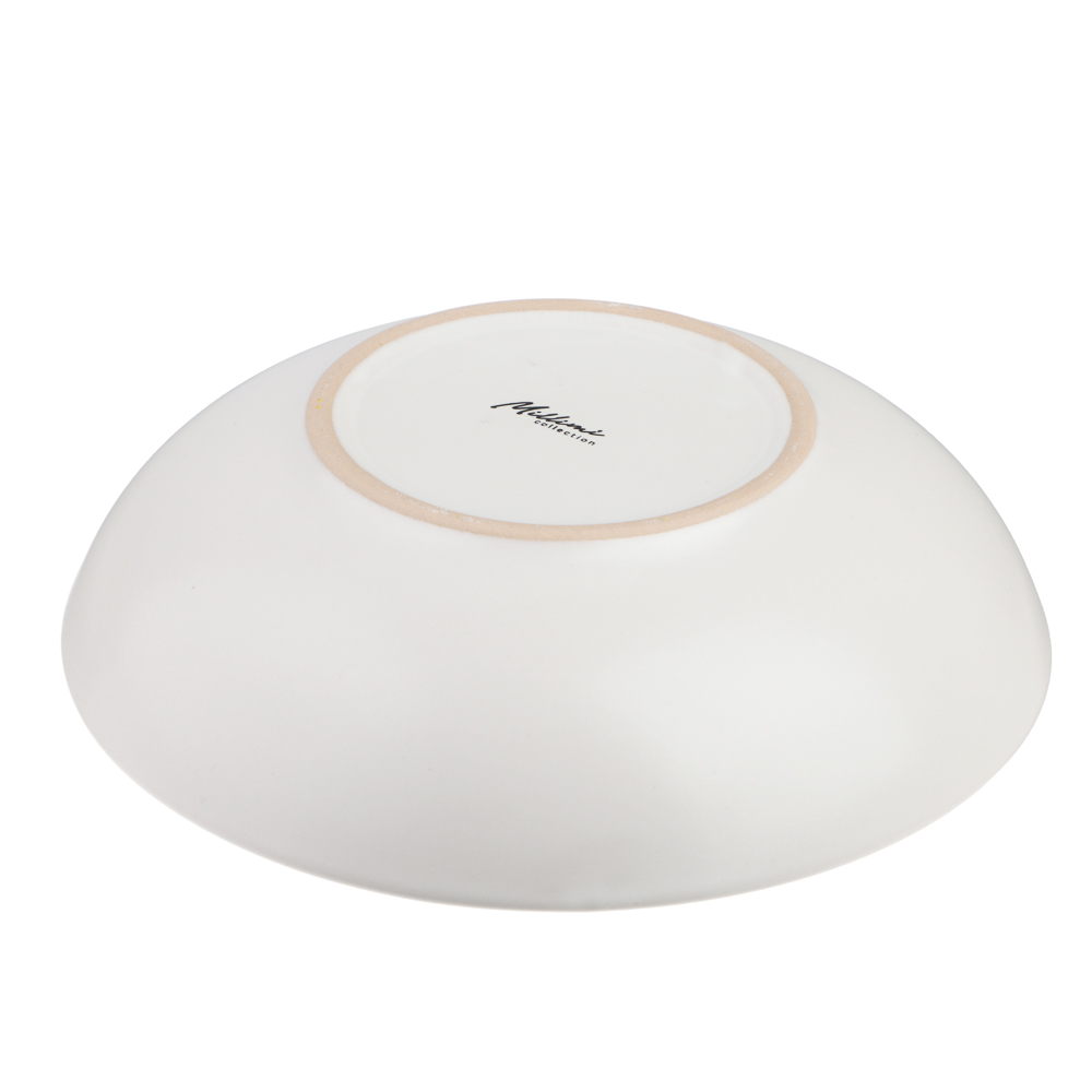 MILLIMI Салатник 880мл, 20х5.4см, керамика, белый - #5