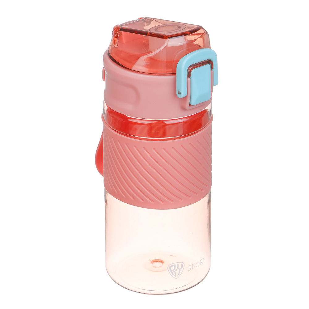 Бутылка спортивная для воды с силиконовым поильником тм BY SPORT, 500мл, 18,5x8,5см, 500мл, PC, 2 цв - #3
