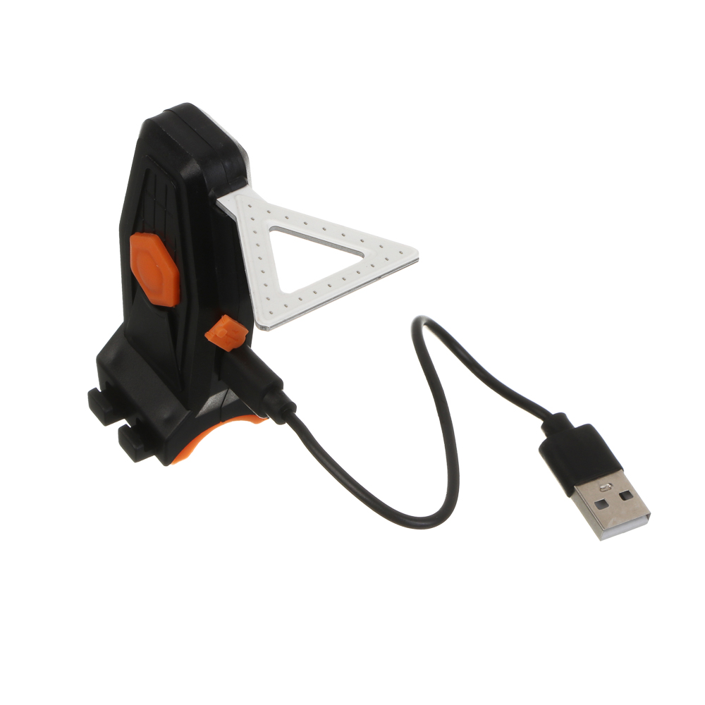 Фонарь велосипедный задний, тм BY SPORT, USB, 5 режимов, 3 дизайна - #5
