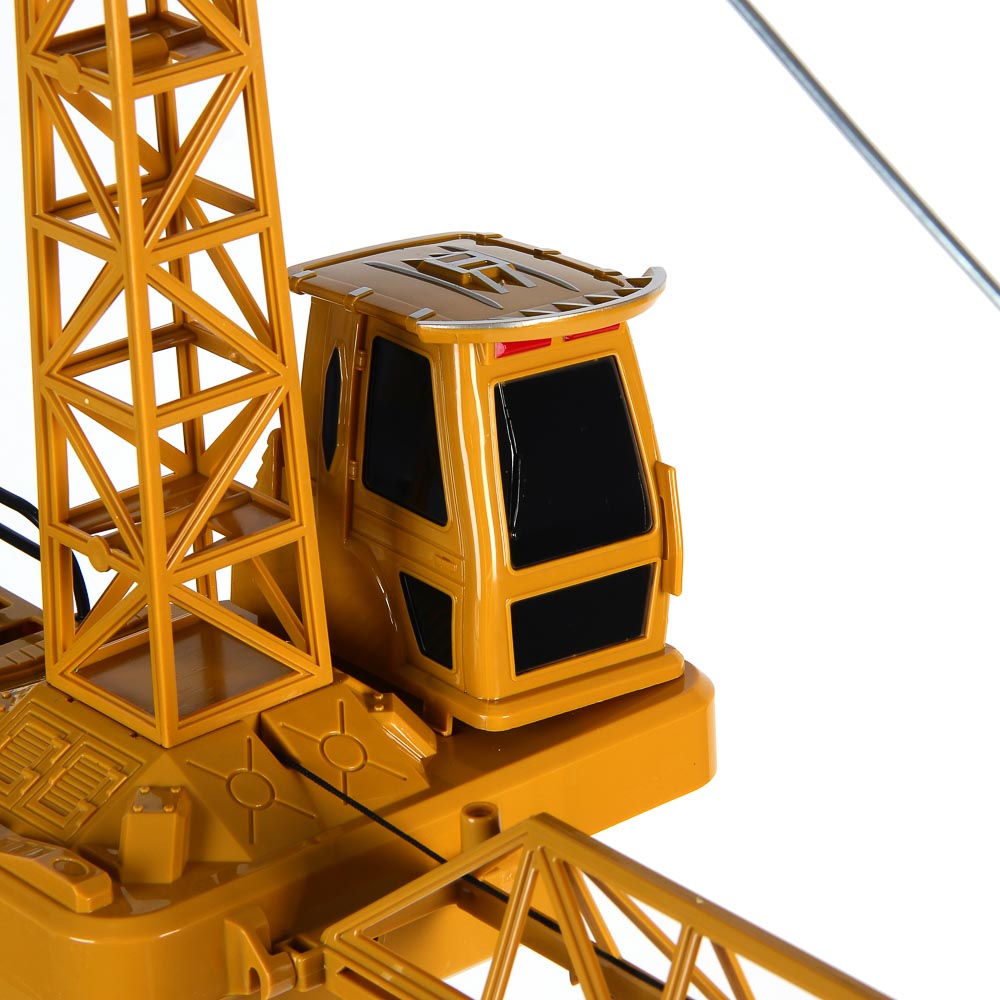 ИГРОЛЕНД Кран радиоуправляемый, 4-х канальный, свет, АКБ, USB, 2хАА, ABS, 41х21,5х18 см - #10