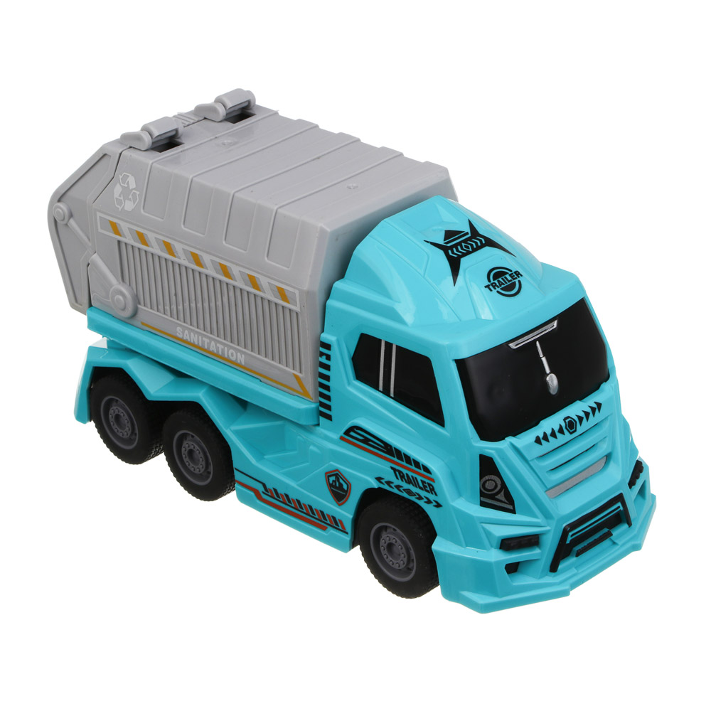 ИГРОЛЕНД Машина инерционная "Спецтехника", подвижные детали, PP, 20х8х10,5 см, 5 дизайнов - #1