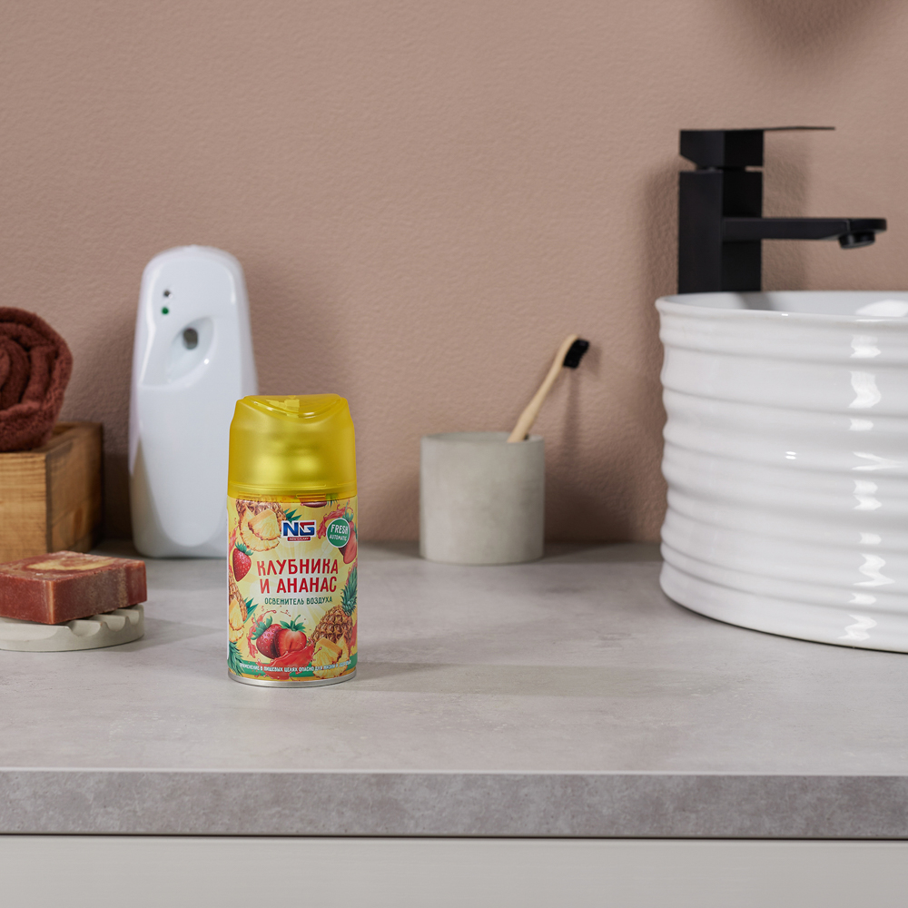 NEW GALAXY Освежитель воздуха Автоматик Fresh 230мл, клубника и ананас - #6