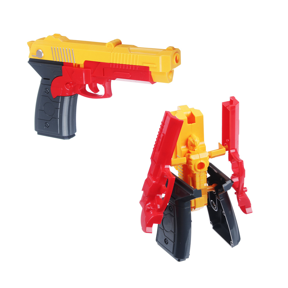 ИГРОЛЕНД Игрушка с трансформацией "Боты-пулеметы", пластик, 22х15х3см, 4 вида - #2