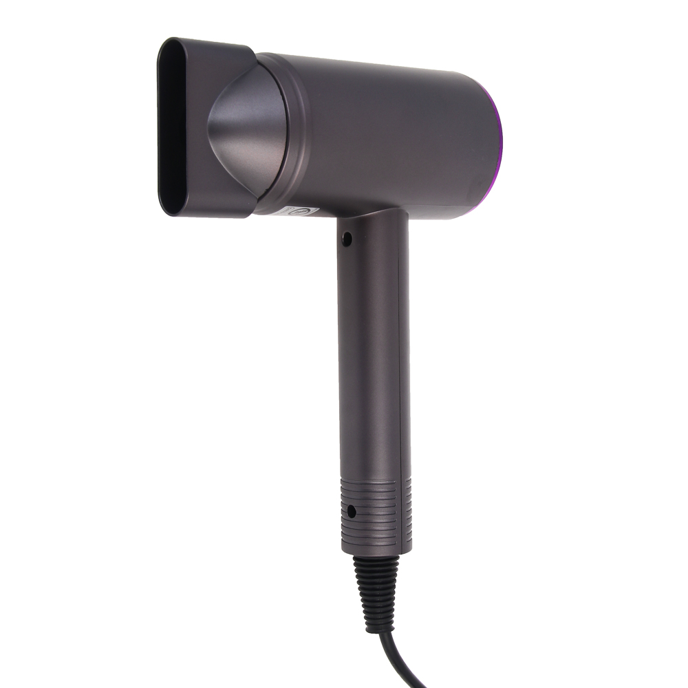 LEBEN Фен для волос, 1200 Вт, 2 скорости, серый, концентратор - #1