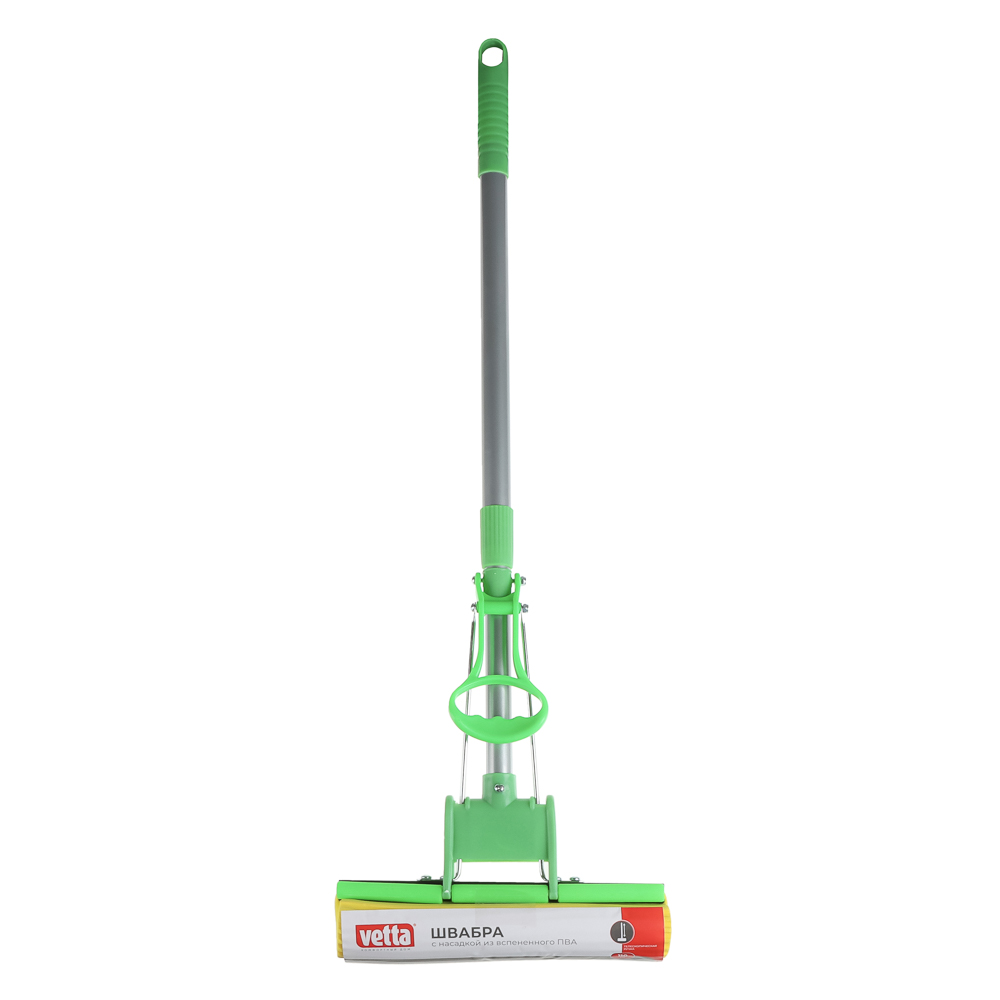 VETTA Швабра ПВА стальная телескоп. ручка, 110см, один ряд роликов - #5