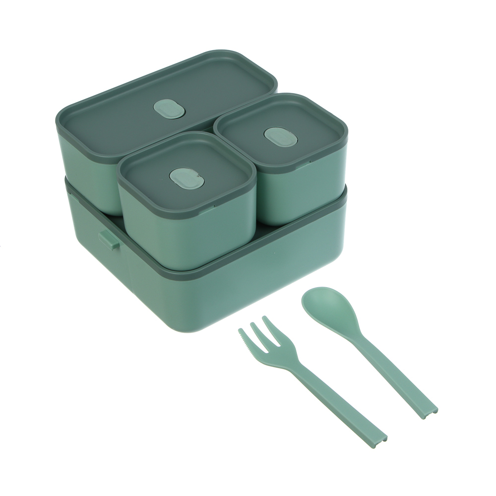 Ланч-бокс двухуровневый, премиум, полипропилен - #7