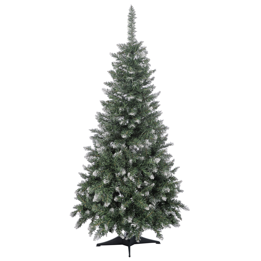 Ель искусственная "Европейская большая" 140 см с белоснежными кончиками, 280 веток, ПВХ - #1