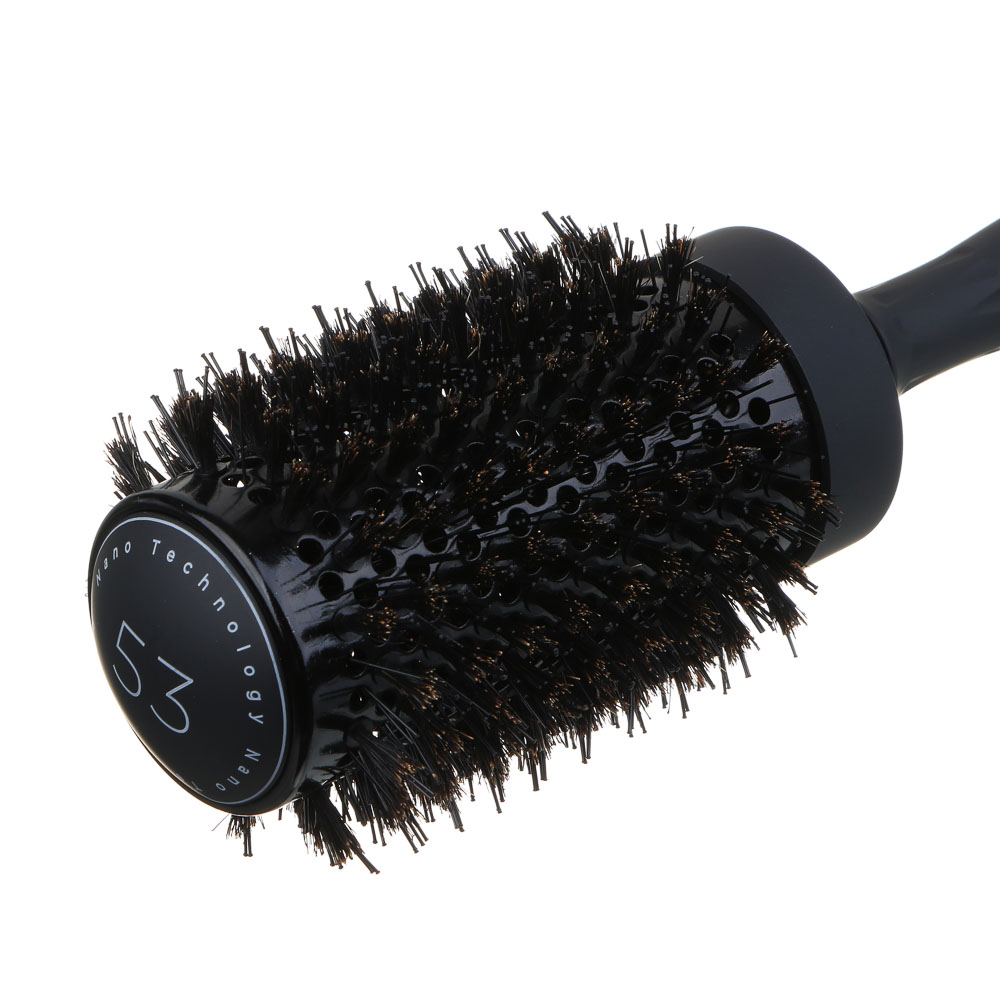 ЮНИLOOK Брашинг для волос, d=53мм, 27см, AБС пластик, нейлон, щетина - #2