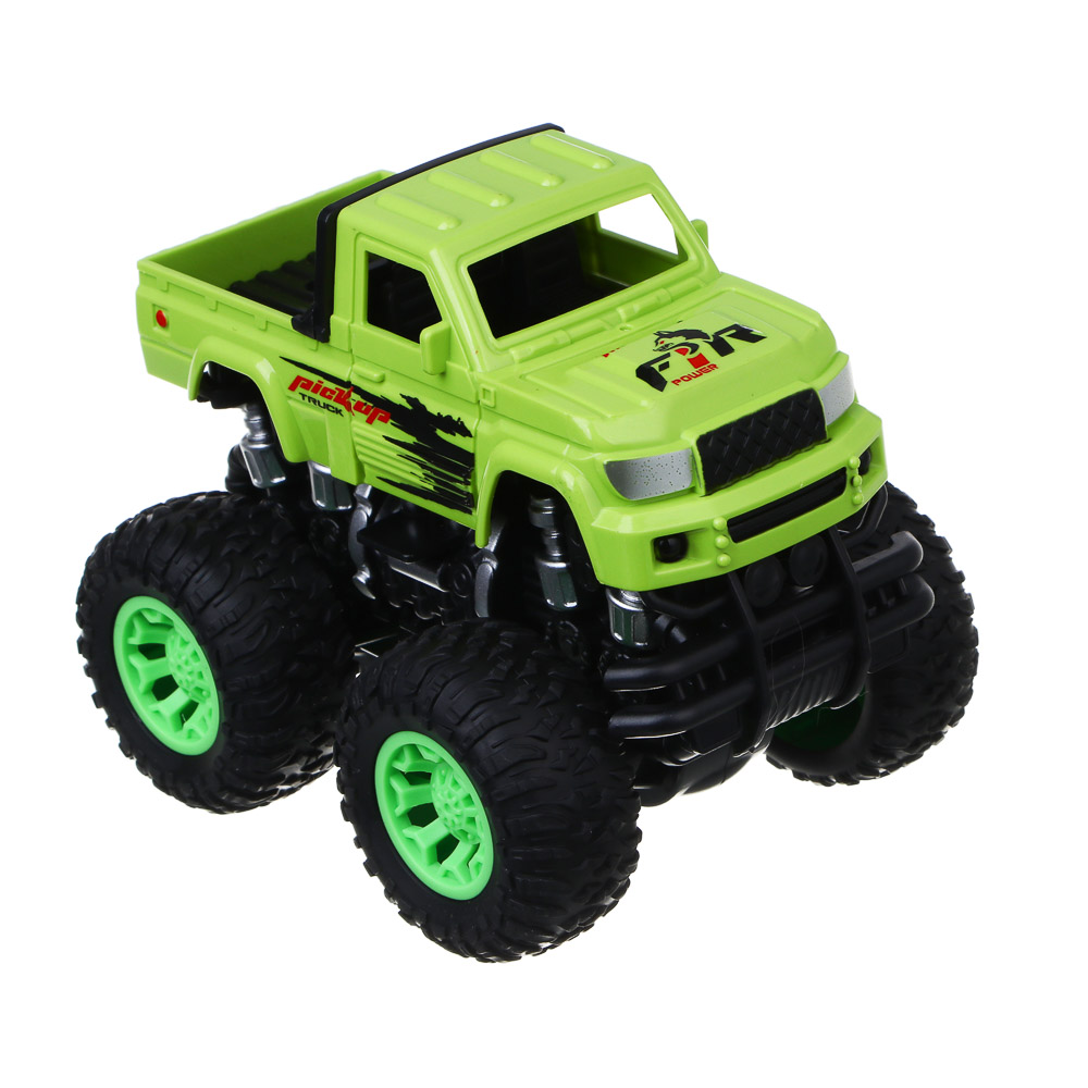 ИГРОЛЕНД Машина инерционная "Джип пикап", ABS, TPR, 10х10х12 см, 3 дизайна - #1