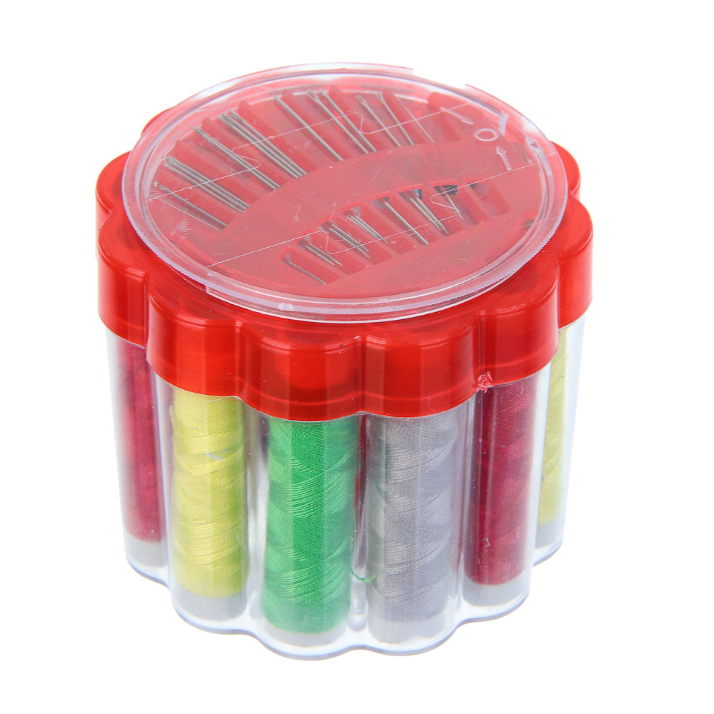 Набор для шитья (нитки, иголки, ножницы, сантиметр и т.д.) 8,5х6см, НС-013 - #12