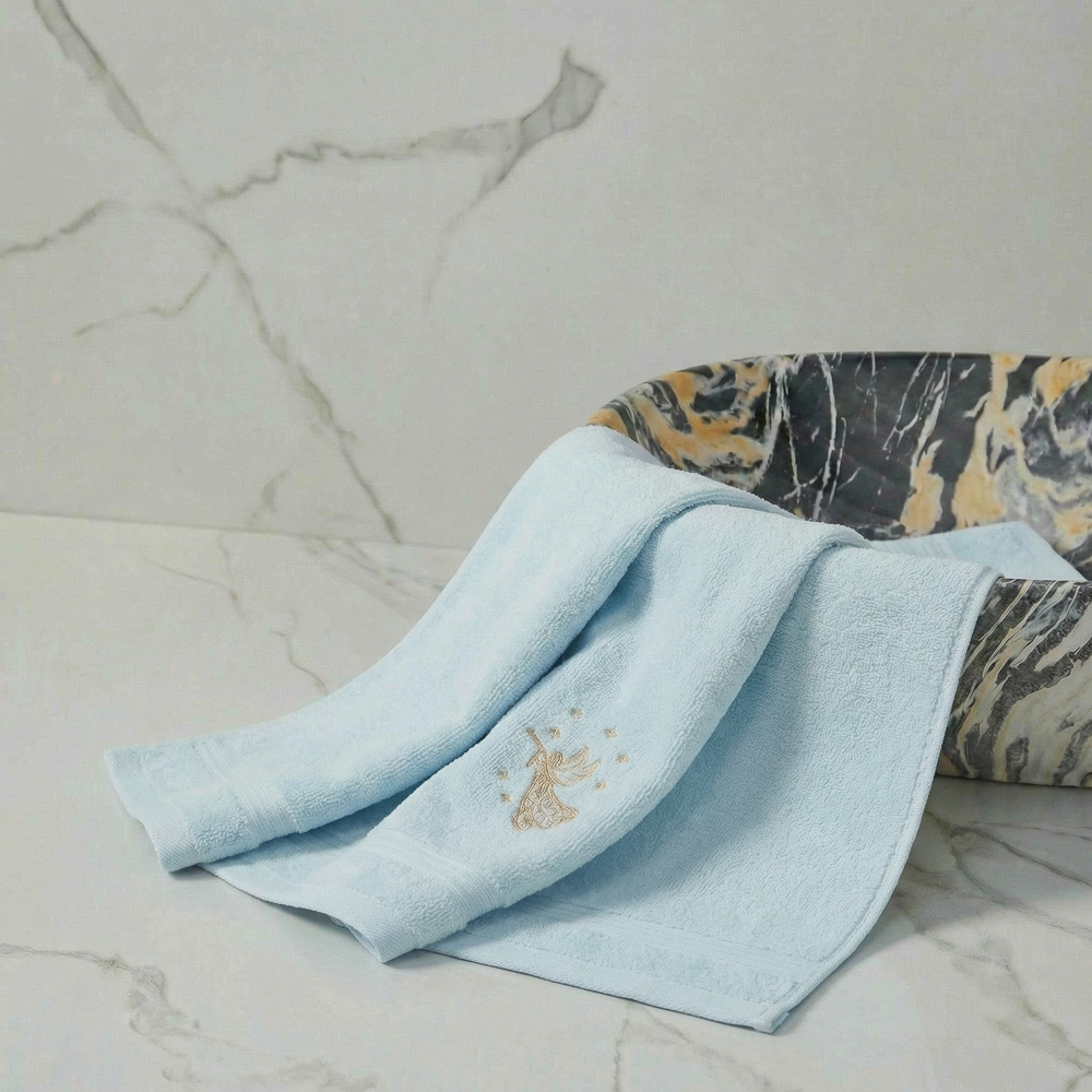 PROVANCE Ангелы Полотенце махровое с вышивкой, 30х50см, 100% хлопок, 2 дизайна - #5