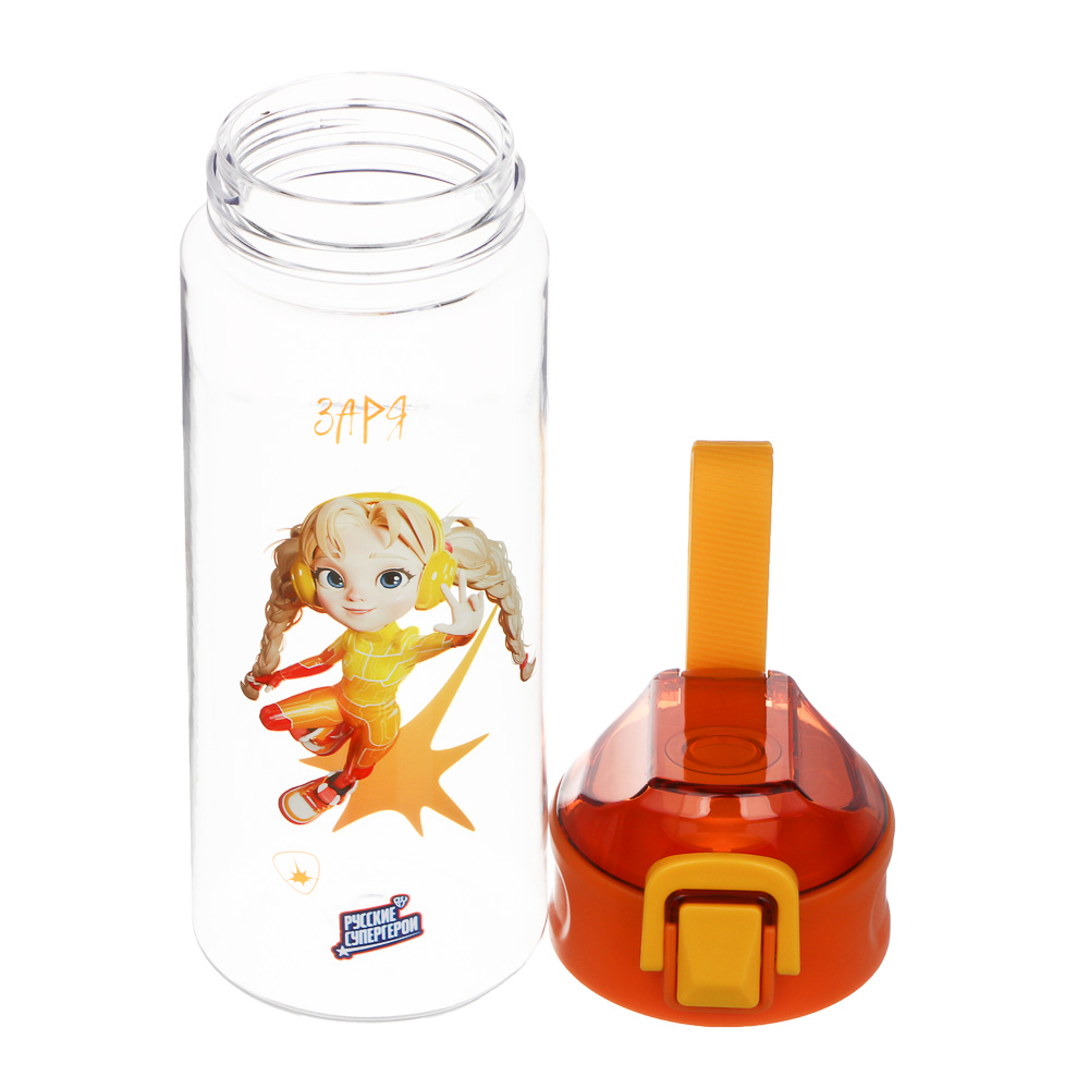 Бутылка спортивная тм BY Русские Супергерои, 7,3x21,3см, 600мл, PC, PP, 8 дизайнов - #6