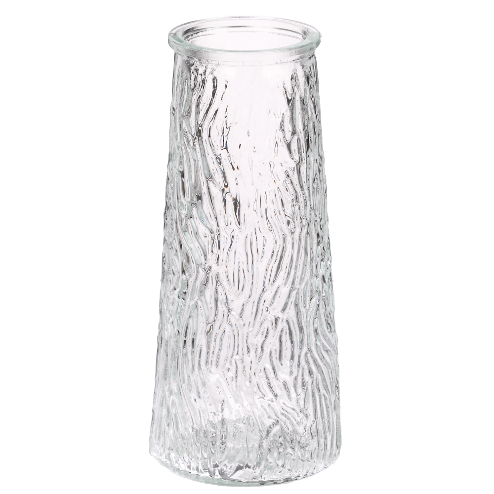 Ваза стеклянная, 8,5х6,5х20 см, 2 дизайна - #2