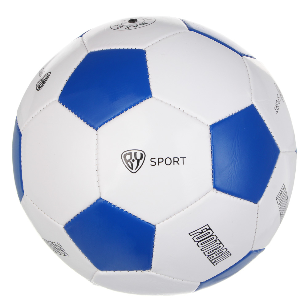 Мяч футбольный, тм BY SPORT, размер 5, 22см, 2 сл, ПВХ 1,5мм, 260г (+-10%), 2 дизайна - #2