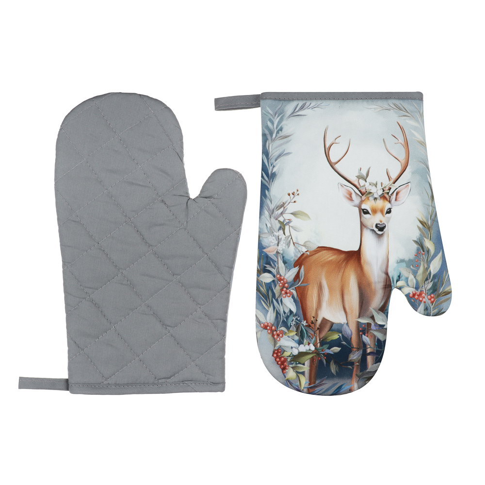PROVANCE Нордик Прихватка-варежка, 18х28см, 100% хлопок, олень - #2