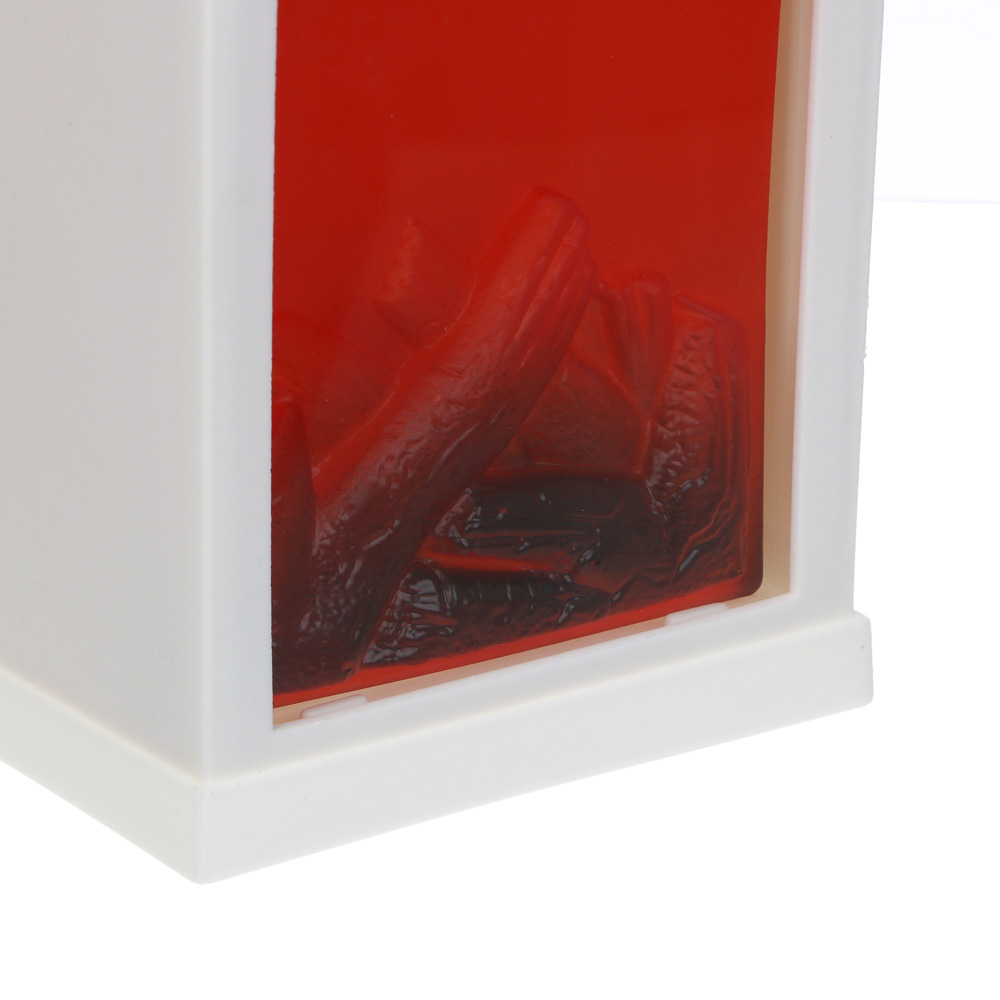 Светильник - камин декоративный LED тм СНОУ БУМ, 10,5x10,5x20см, PP, акрил, 3xААА, 1 режим - #4