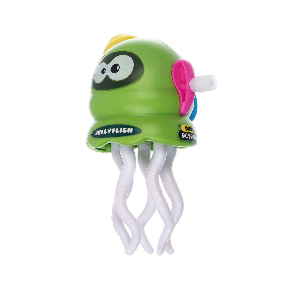 Заводная игрушка ИГРОЛЕНД "Веселая медуза", ABS, 9,5x5x5см - #6