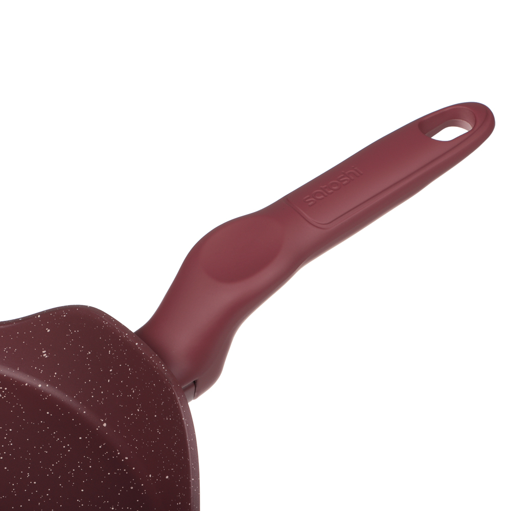 Сковорода литая блинная тм SATOSHI Мари d24см, антипригарное покрытие мрамор, индукция, 3 цвета - #3