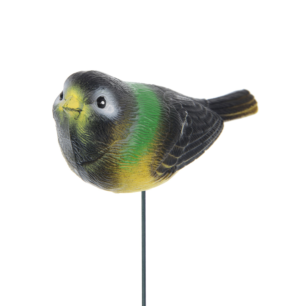 Фигурка на стержне "Птица" тм INBLOOM, 13х6х60см, полистирол, металл - #2