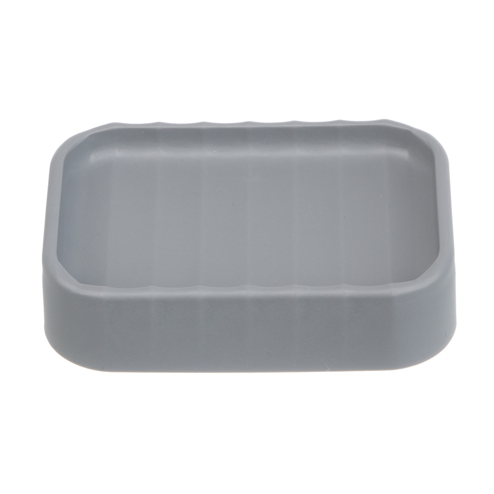 Мыльница тм VETTA Сидней, пластик, PP, серый, 11,4x7,3x2,8см - #3