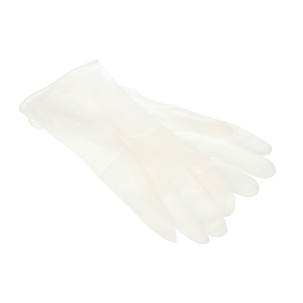 Перчатки хозяйственные ультра-прочные, тм VETTA, ПВХ, 55 гр, размер M, цвет белый, поливинилхлорид - #2