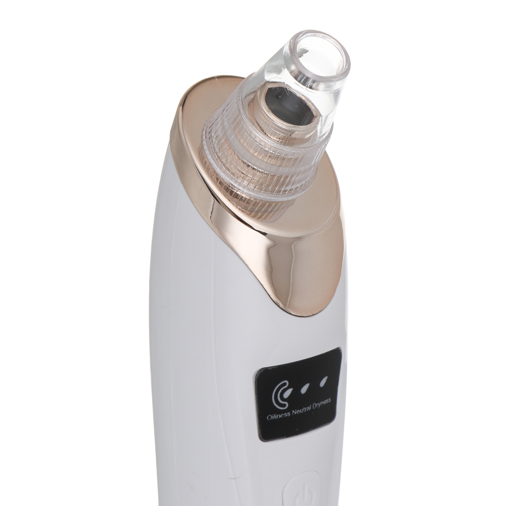 LEBEN Аппарат для массажа и чистки пор, 5 насадок, 350мАч, белый - #4