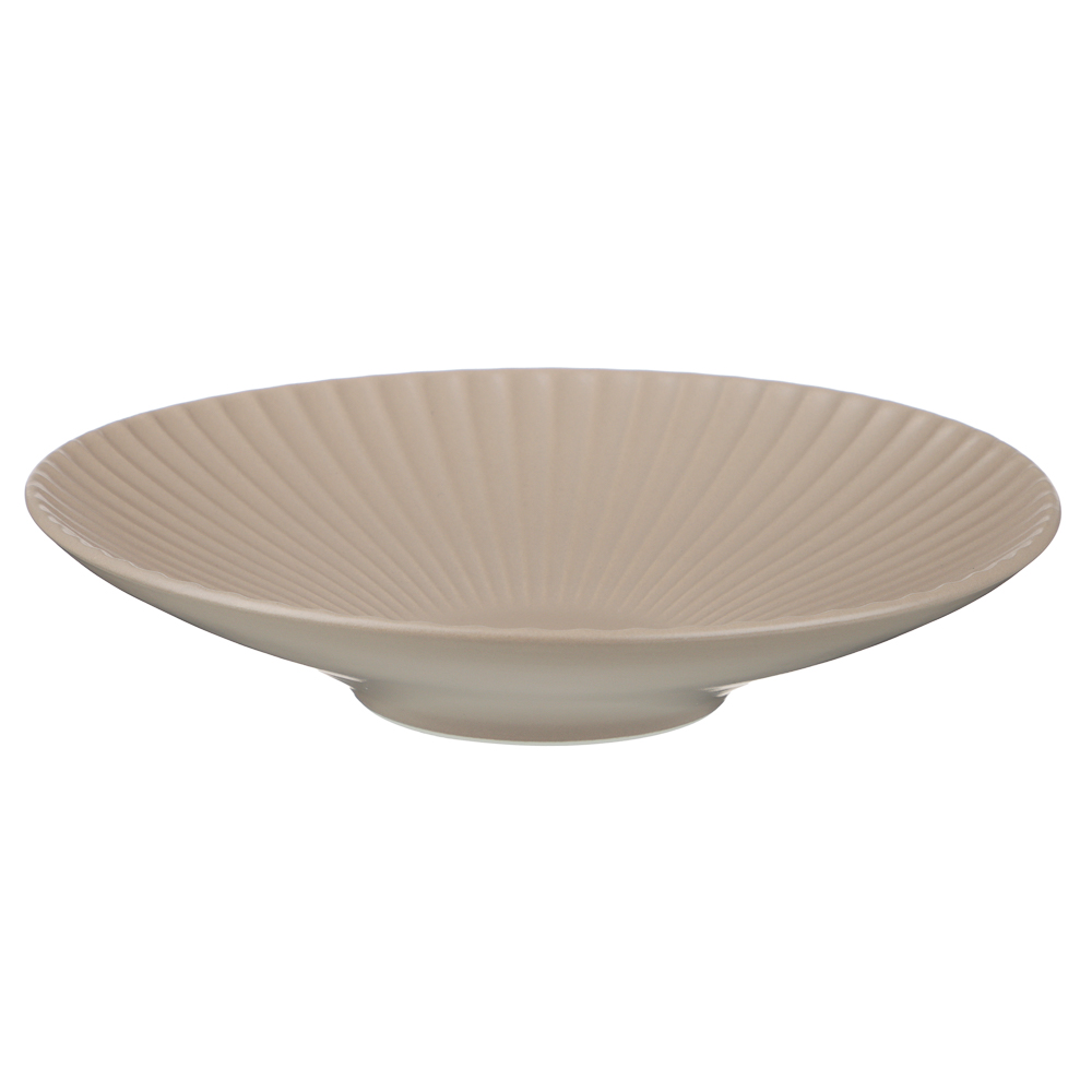 Салатник Лусия тм MILLIMI, 21,3см, фарфор, кофейный - #1