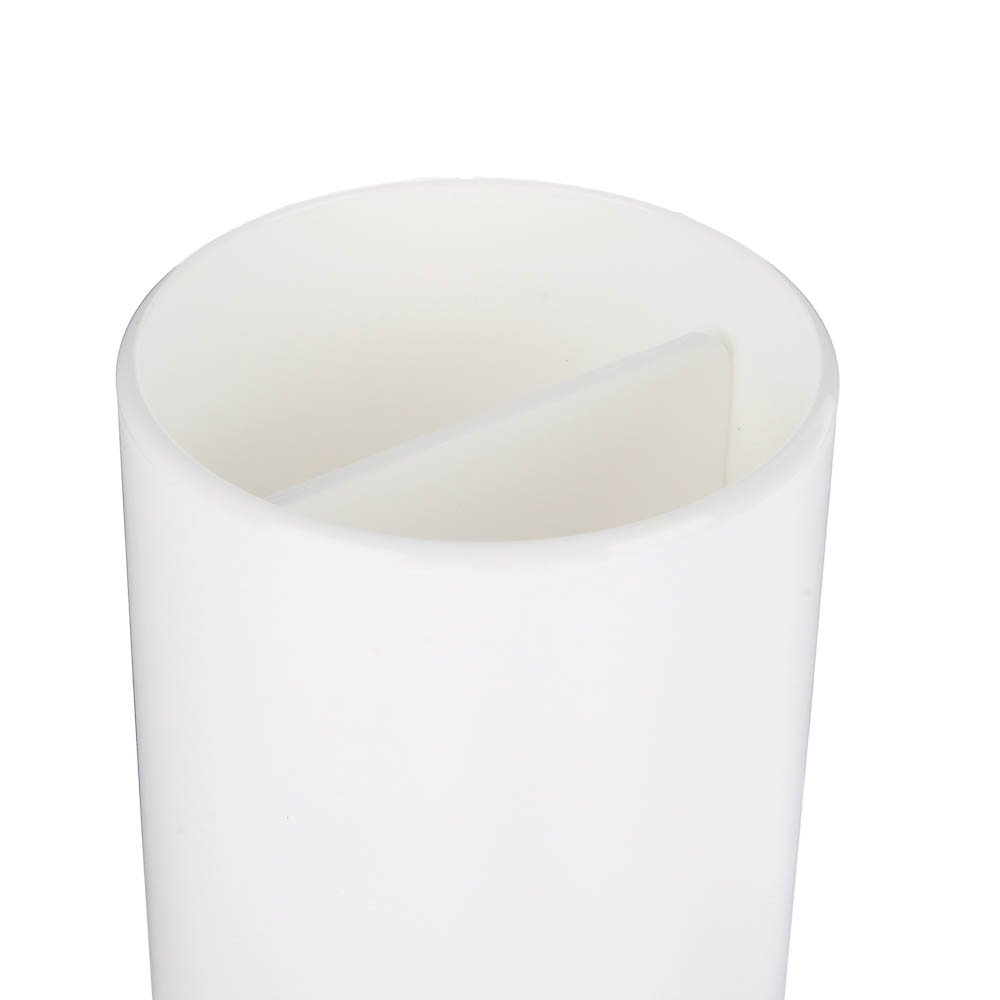 Стакан для зубных щеток Flux, 250мл, белый, 7,5х7,5х11см - #2