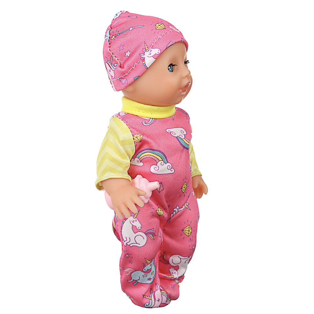 ИГРОЛЕНД Пупс с бутылочкой, h17см, АБС, полиэстер, 29,5х12х5см, 6 дизайнов - #7