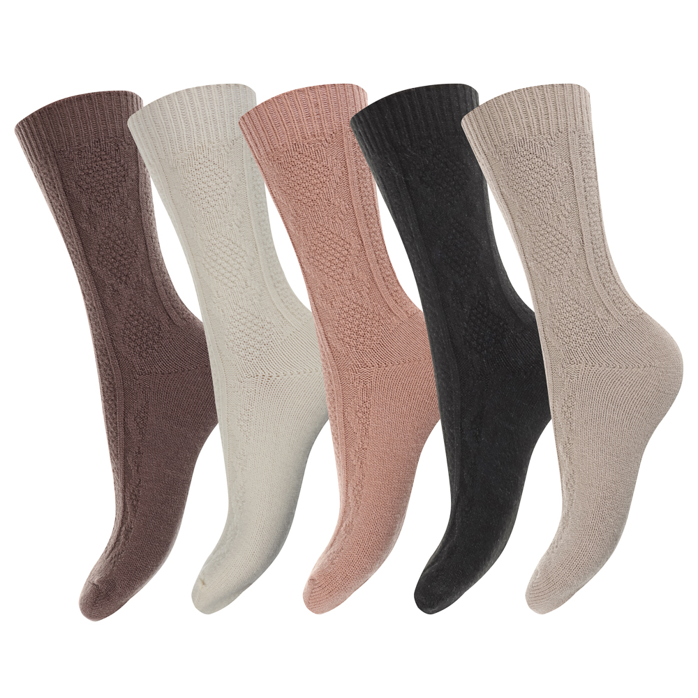 Носки женские "шерсть ламы" тм TURKAN, р.36-41, цвета в ассортименте, #L6117 - #1