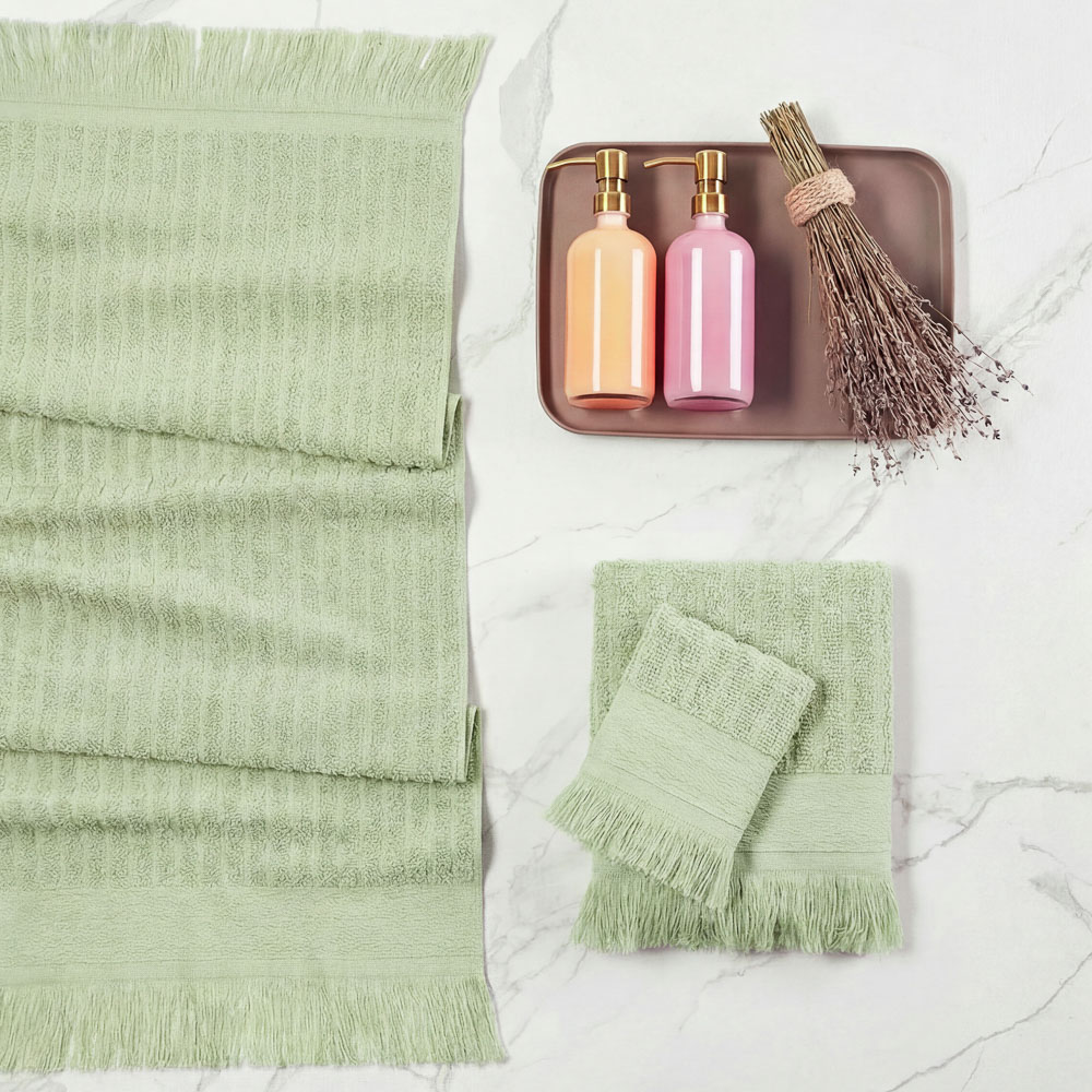 PROVANCE Ботаника Комплект полотенец махровых, 400г/м, 100% хлопок, 30х50, 50х90, 70х130, 6 цветов - #12