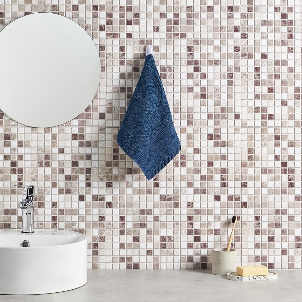 PROVANCE Нэви Полотенце махровое, 100% хлопок, 30х50см, 420гр/м, синий - #8