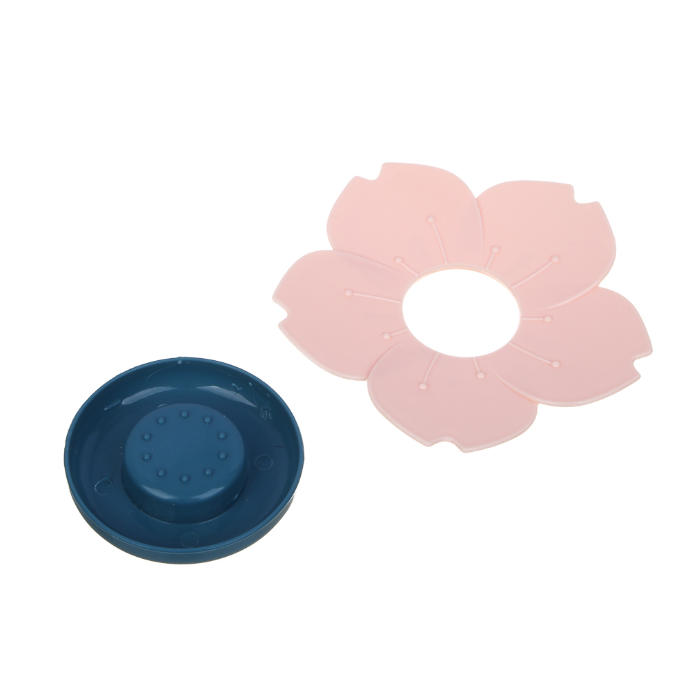 VETTA Мыльница, пластик, 14х14х2,5 см, Цветы - #3