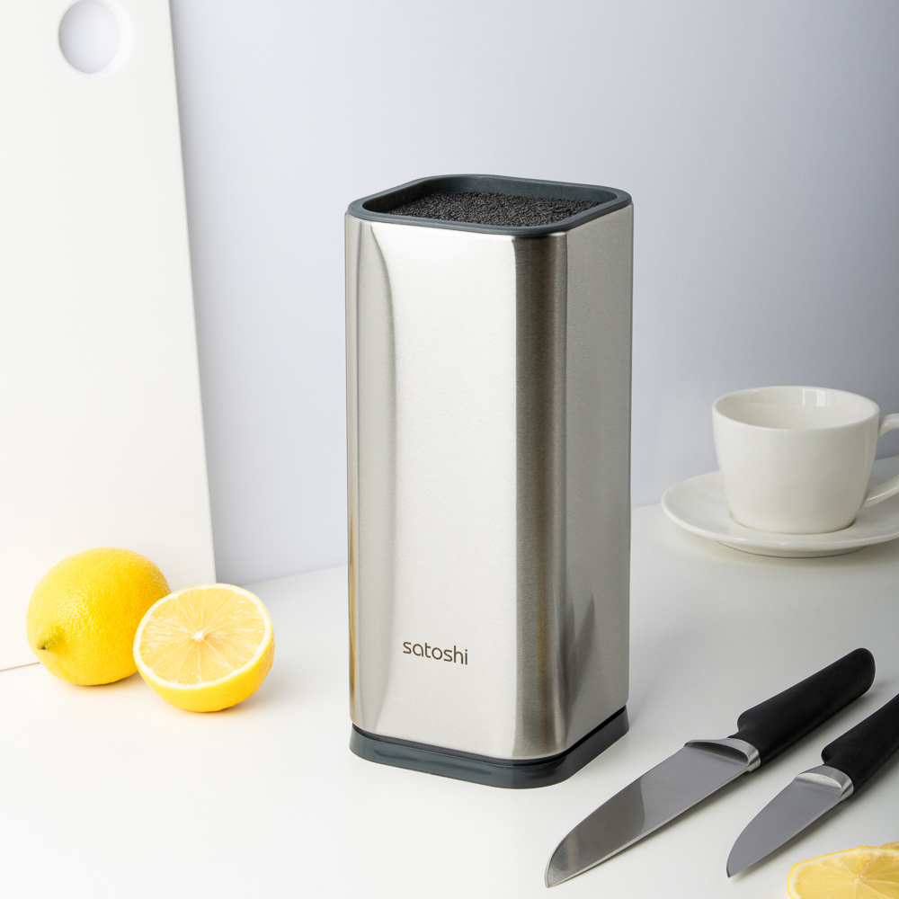 SATOSHI Комман Подставка для ножей 10х23см, полипропиленовые разделители - #6