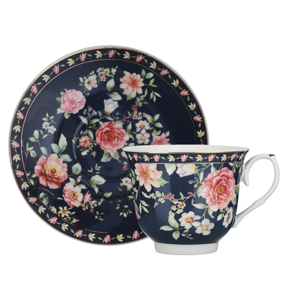 Набор чайный 4 пр., 225мл, MILLIMI, Кобальт, фарфор - #5